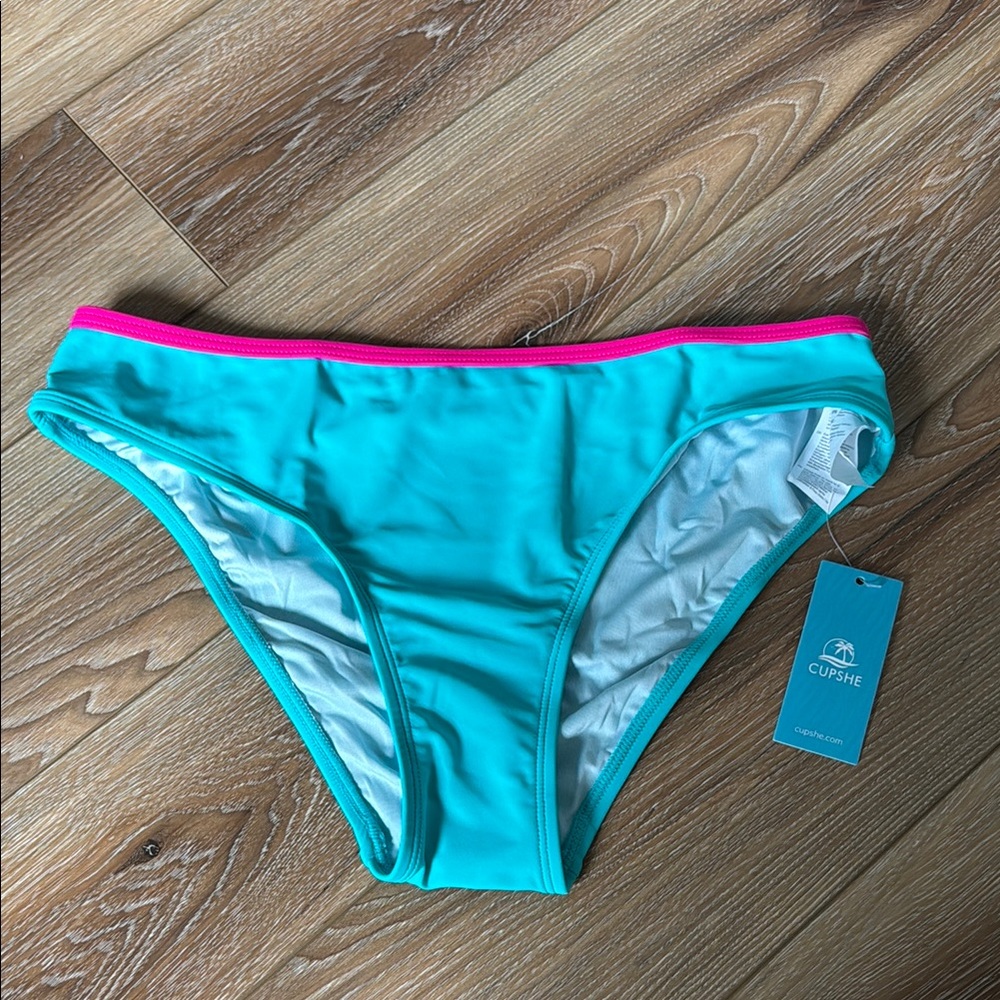 Cupshe high waisted bikini bottoms nwt